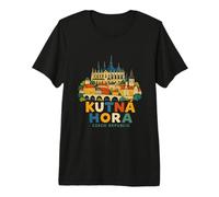 Regalo de hito de Viaje de Kutna Hora República Checa Dibujado a Mano Camiseta Premium