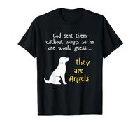 Regalo de Homenaje Fiel para Mascotas con diseño de ángel para Amantes de los Perros Camiseta