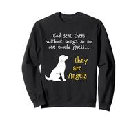 Regalo de Homenaje Fiel para Mascotas con diseño de ángel para Amantes de los Perros Sudadera