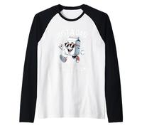 Regalo de Humor para papá, diseño de Leche con Texto en inglés Just a Dad Who Always Came Back Camiseta Manga Raglan