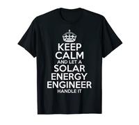 Regalo de ingeniero de energía solar divertido trabajo profesión cumpleaños Camiseta
