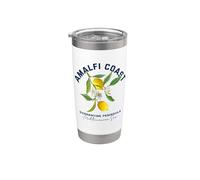 Regalo de Italia para ella Costa Amalfitana Italia Sorrento Capri Limones Vaso térmico de acero inoxidable de doble pared
