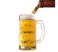 Regalo de jubilación, vaso de cerveza, regalo de jubilación, hombre, padre, marido, hermano, ejecutivo, vasos de cerveza, regalo de pensión, regalo de jubilación para amantes de la cerveza, regalo de