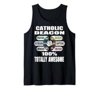 Regalo de Juego de Palabras de Deber de diácono católico Romano Camiseta sin Mangas