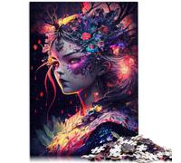 Regalo de Juego Puzzle Manga Girl Puzzles para Adultos 1000 piezas Puzzle de Madera Juguetes Puzzles Juegos Educativos Puzzles Anti-Stress (50x75 cm)