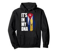 Regalo de la Bandera de ADN de Barbados y Cubanos Sudadera con Capucha