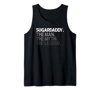 Regalo de Leyenda del Mito de Sugar Daddy The Man Sugar Daddy Camiseta sin Mangas