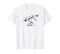 Regalo de Luchador de derribo de Arte Lineal de Lucha Libre Camiseta