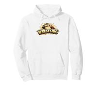 Regalo de Luchador de derribo de Arte Lineal de Lucha Libre Sudadera con Capucha