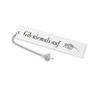 Regalo de motivación, regalos para lectores, ratones de biblioteca, regalos para novia, hermana, hermano, colega, Navidad, cumpleaños, marcapáginas, metal, divertido, bautizo, regalo, regalo para