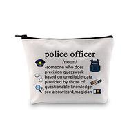 Regalo de oficial de policía, regalo de aplicación de la ley, bolsa de equipo de policía, regalo de graduación de policía para estudiantes de policía, policía para ser bolsa con cremallera, Oficial de