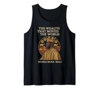 Regalo de Oro para Mansa Musa, Rey del Imperio de Mali, Historia Africana Camiseta sin Mangas