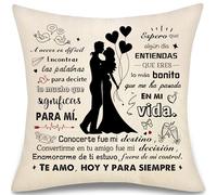 Regalo de Pareja Novia Esposa para Mujer de Novio Esposo Marido Te Quiero Funda de Cojín Regalos de San Valentín Aniversario Originales Decoracion Cojín Cumpleaños Navidad Regalo (Te quiero-c)
