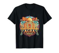 Regalo de Recuerdo de Viaje a la Ciudad de Agra India Camiseta