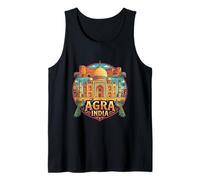 Regalo de Recuerdo de Viaje a la Ciudad de Agra India Camiseta sin Mangas