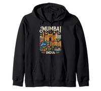 Regalo de Recuerdo de Viaje a la Ciudad de Mumbai, India Sudadera con Capucha