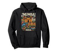 Regalo de Recuerdo de Viaje a la Ciudad de Mumbai, India Sudadera con Capucha