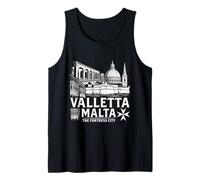 Regalo de Recuerdo de Viaje a La Valeta, Malta, Ciudad Camiseta sin Mangas