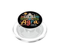 Regalo de Recuerdo de Viaje Agra India Dibujado a Mano PopSockets PopGrip para MagSafe