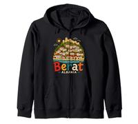 Regalo de Recuerdo de Viaje de Berat Albania Dibujado a Mano Sudadera con Capucha
