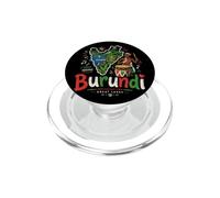 Regalo de Recuerdo de Viaje de Burundi Dibujado a Mano PopSockets PopGrip para MagSafe