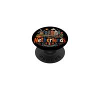 Regalo de Recuerdo de Viaje de Holanda Dibujado a Mano PopSockets PopGrip Adhesivo