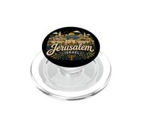 Regalo de Recuerdo de Viaje de Jerusalén Israel Dibujado a Mano PopSockets PopGrip para MagSafe
