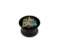 Regalo de Recuerdo de Viaje de Larnaca Chipre Dibujado a Mano PopSockets PopGrip Adhesivo