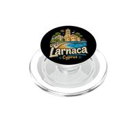 Regalo de Recuerdo de Viaje de Larnaca Chipre Dibujado a Mano PopSockets PopGrip para MagSafe