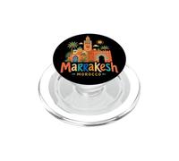 Regalo de Recuerdo de Viaje de Marrakech Marruecos Dibujado a Mano PopSockets PopGrip para MagSafe