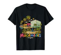 Regalo de Recuerdo de Viaje de Mocamedes Angola Dibujado a Mano Camiseta
