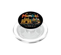 Regalo de Recuerdo de Viaje de Mumbai India Dibujado a Mano PopSockets PopGrip para MagSafe