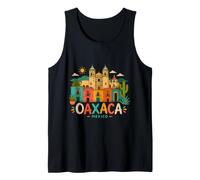 Regalo de Recuerdo de Viaje de Oaxaca México Dibujado a Mano Camiseta sin Mangas