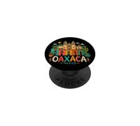 Regalo de Recuerdo de Viaje de Oaxaca México Dibujado a Mano PopSockets PopGrip Adhesivo