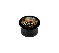 Regalo de Recuerdo de Viaje de Roma Italia Dibujado a Mano PopSockets PopGrip Adhesivo