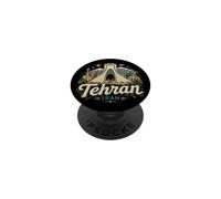 Regalo de Recuerdo de Viaje de Teherán Irán Dibujado a Mano PopSockets PopGrip Adhesivo