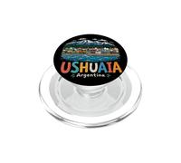 Regalo de Recuerdo de Viaje Dibujado a Mano de Ushuaia Argentina PopSockets PopGrip para MagSafe