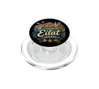 Regalo de Recuerdo de Viaje Eilat Israel Dibujado a Mano PopSockets PopGrip para MagSafe