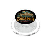 Regalo de Recuerdo de Viaje Vintage de Budapest Hungría PopSockets PopGrip para MagSafe