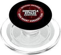 Regalo de recuperación de cirugía cardíaca Club de Bypass quíntuple PopSockets PopGrip para MagSafe