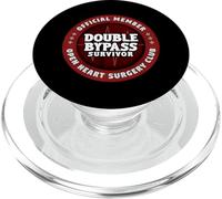 Regalo de recuperación de cirugía cardíaca Club de derivación Doble PopSockets PopGrip para MagSafe