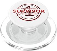 Regalo de recuperación de cirugía cardíaca para sobrevivientes de Bypass cuádruple. PopSockets PopGrip para MagSafe