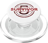 Regalo de recuperación de cirugía cardíaca para sobrevivientes de Bypass quíntuple. PopSockets PopGrip para MagSafe