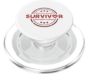 Regalo de recuperación de cirugía cardíaca para sobrevivientes de Bypass quíntuple. PopSockets PopGrip para MagSafe