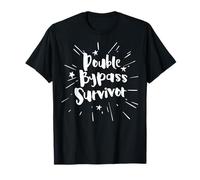 Regalo de recuperación de cirugía cardíaca para sobrevivientes de Doble Bypass. Camiseta