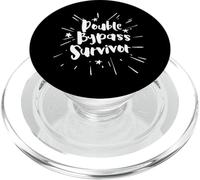 Regalo de recuperación de cirugía cardíaca para sobrevivientes de Doble Bypass. PopSockets PopGrip para MagSafe