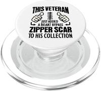 Regalo de recuperación de cirugía cardíaca para Veteranos sobrevivientes de Bypass. PopSockets PopGrip para MagSafe