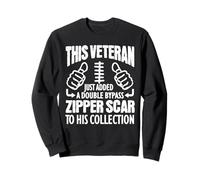 Regalo de recuperación de cirugía cardíaca para Veteranos sobrevivientes de Doble Bypass. Sudadera