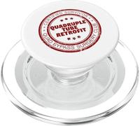 Regalo de recuperación de cirugía cardíaca Quad Tube Retrofit Sobrevivientes PopSockets PopGrip para MagSafe
