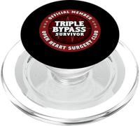 Regalo de recuperación de cirugía cardíaca Triple Bypass Club PopSockets PopGrip para MagSafe